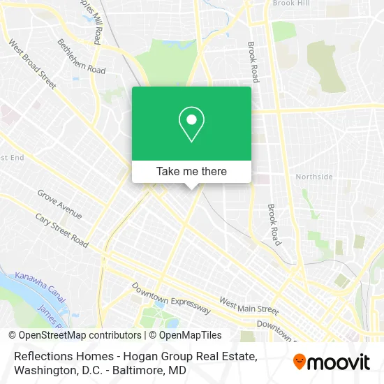 Reflections Homes - Hogan Group Real Estate map