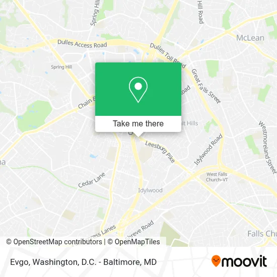 Evgo map