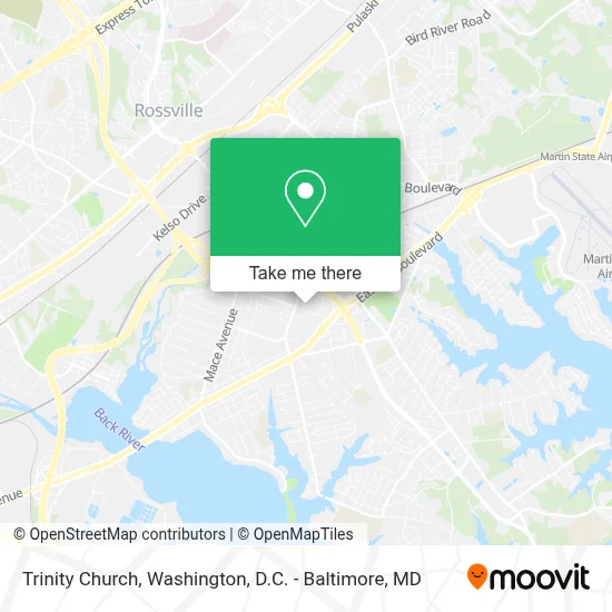 Trinity Church map