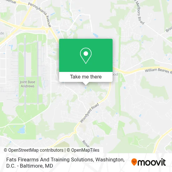 Fats Firearms And Training Solutions map