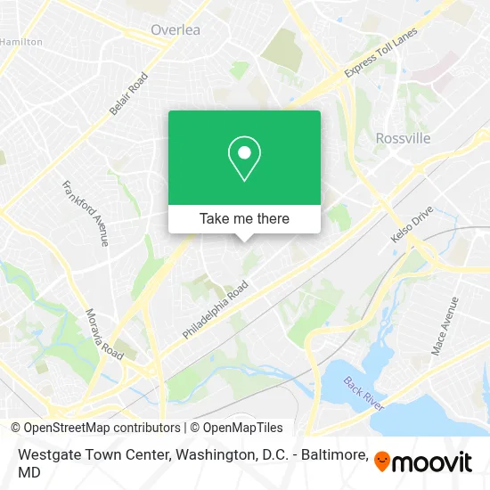 Westgate Town Center map
