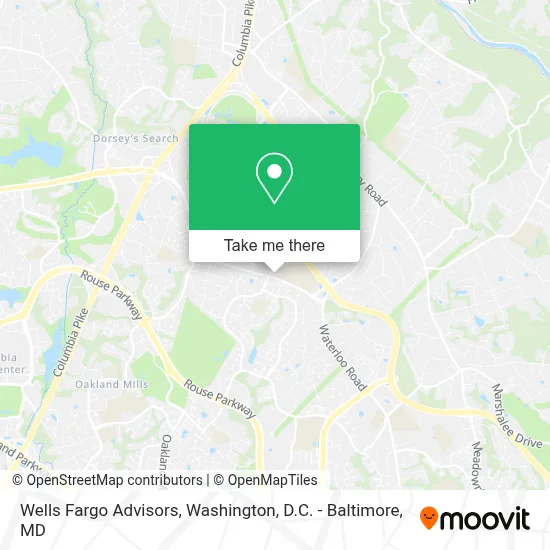 Wells Fargo Advisors map