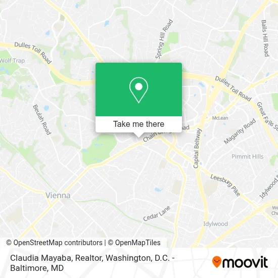 Claudia Mayaba, Realtor map