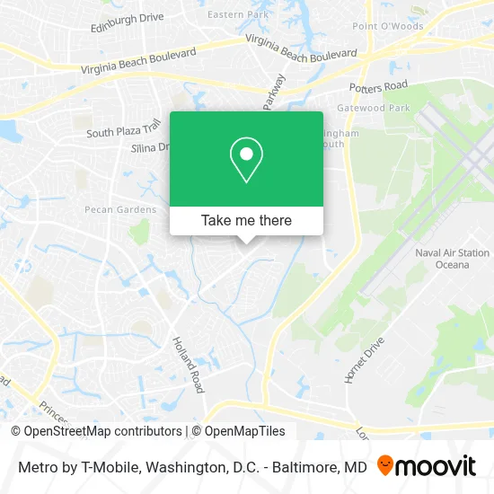 Metro by T-Mobile map