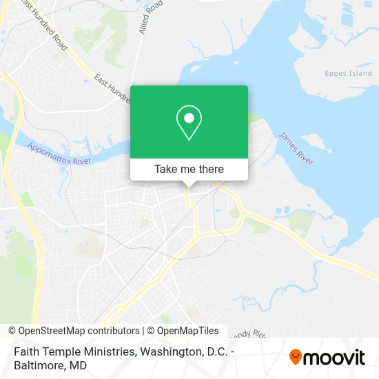 Faith Temple Ministries map
