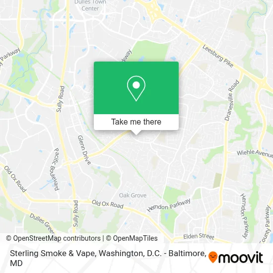 Sterling Smoke & Vape map