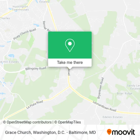 Grace Church map