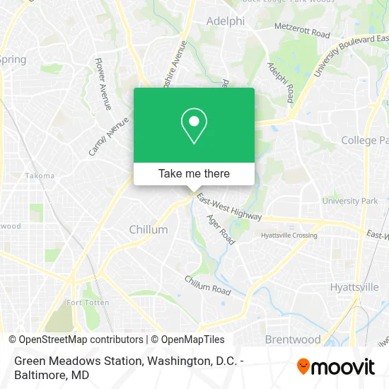 Green Meadows Station map