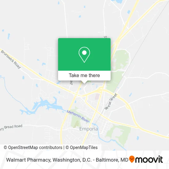 Walmart Pharmacy map