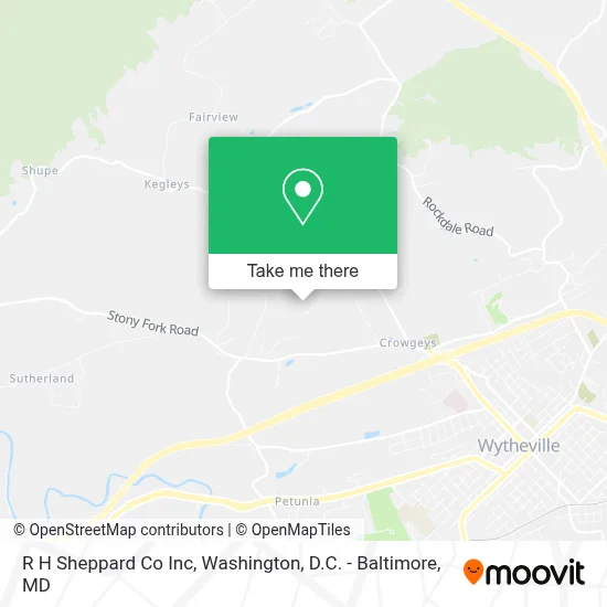R H Sheppard Co Inc map
