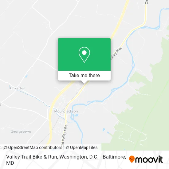 Valley Trail Bike & Run map