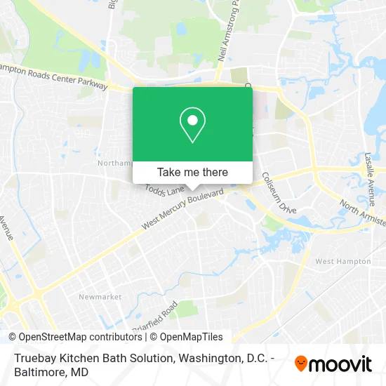 Truebay Kitchen Bath Solution map