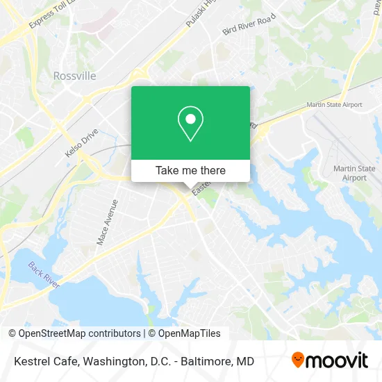 Kestrel Cafe map