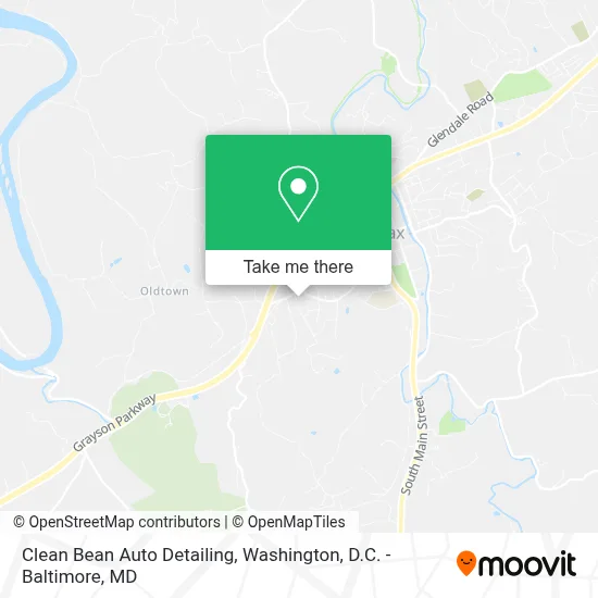 Clean Bean Auto Detailing map