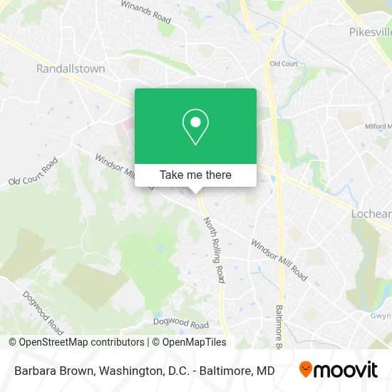 Barbara Brown map