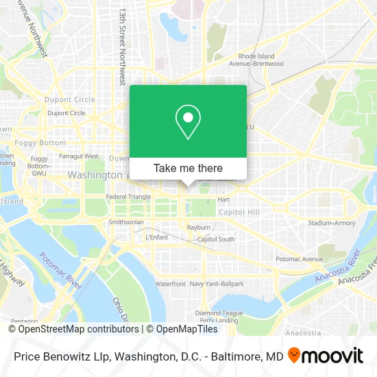 Price Benowitz Llp map