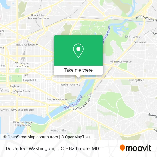 Dc United map