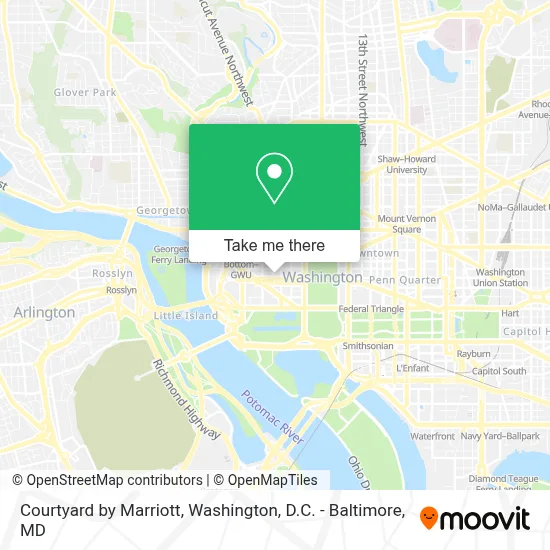 Courtyard by Marriott map