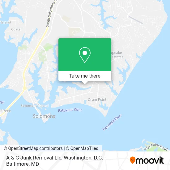 A & G Junk Removal Llc map