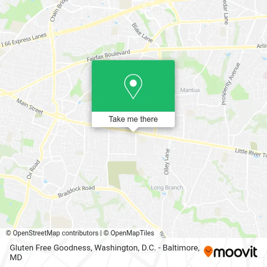Gluten Free Goodness map