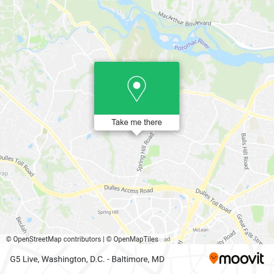 G5 Live map