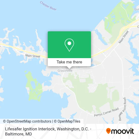 Lifesafer Ignition Interlock map