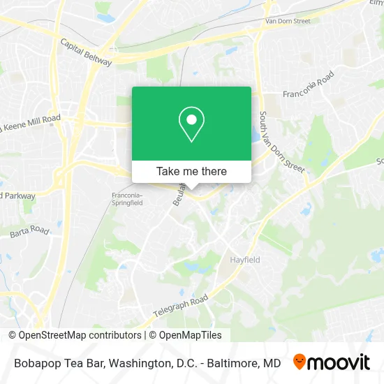 Bobapop Tea Bar map