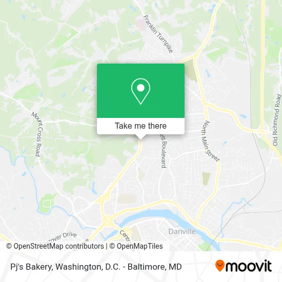 Pj's Bakery map