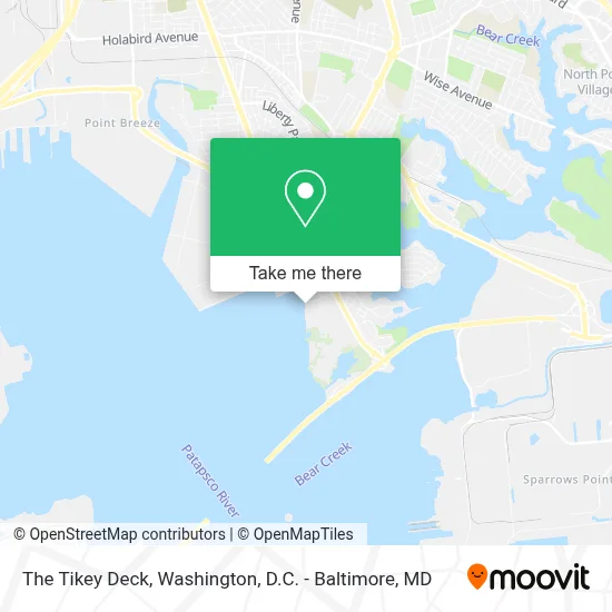 The Tikey Deck map