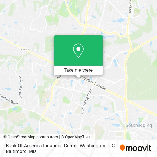 Bank Of America Financial Center map
