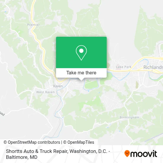 Shortts Auto & Truck Repair map