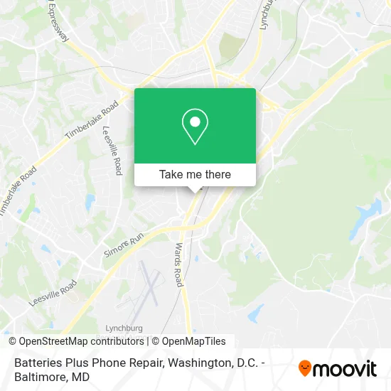 Batteries Plus Phone Repair map