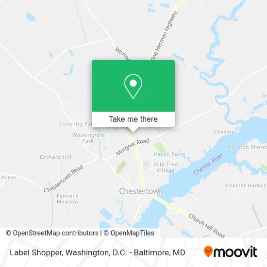 Label Shopper map