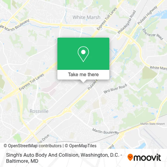 Singh's Auto Body And Collision map