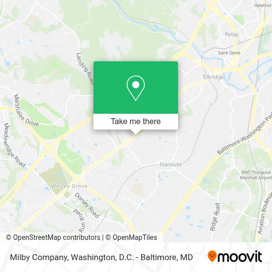 Milby Company map