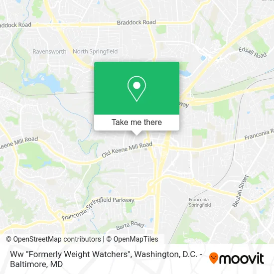 Ww "Formerly Weight Watchers" map