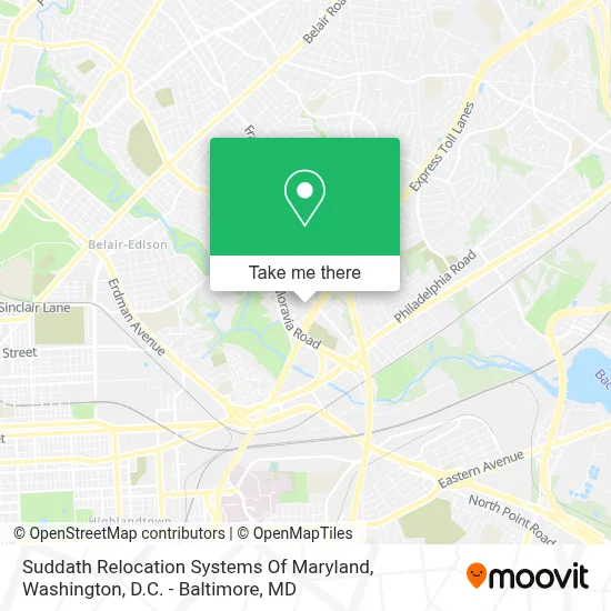 Suddath Relocation Systems Of Maryland map