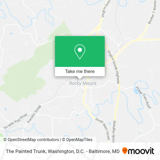 The Painted Trunk map
