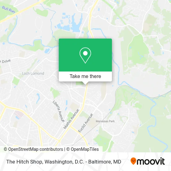 The Hitch Shop map