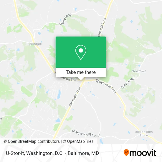 U-Stor-It map