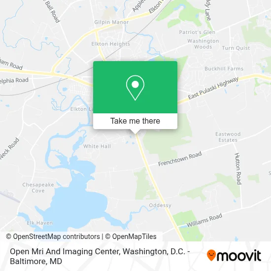 Open Mri And Imaging Center map