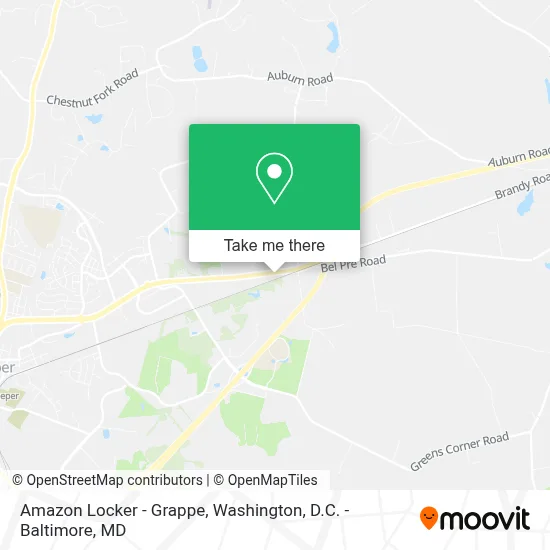 Amazon Locker - Grappe map