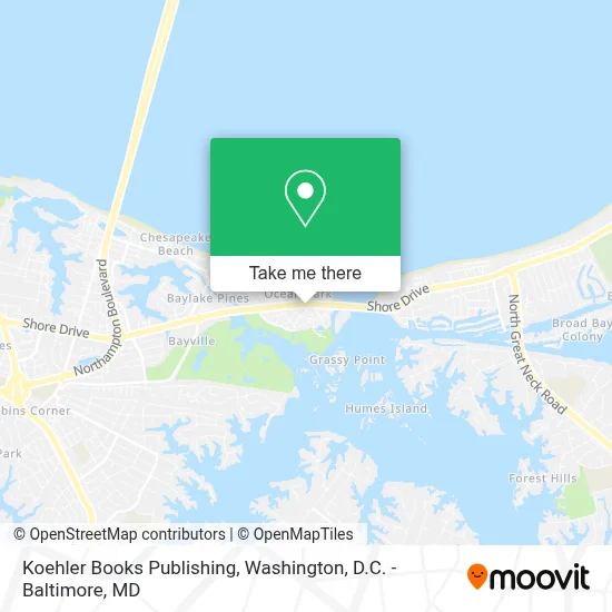 Koehler Books Publishing map