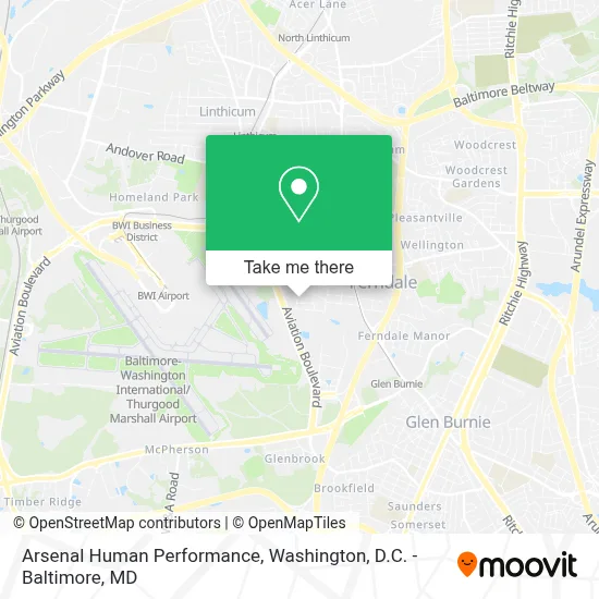 Arsenal Human Performance map