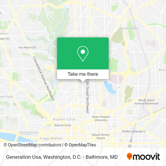 Generation Usa map