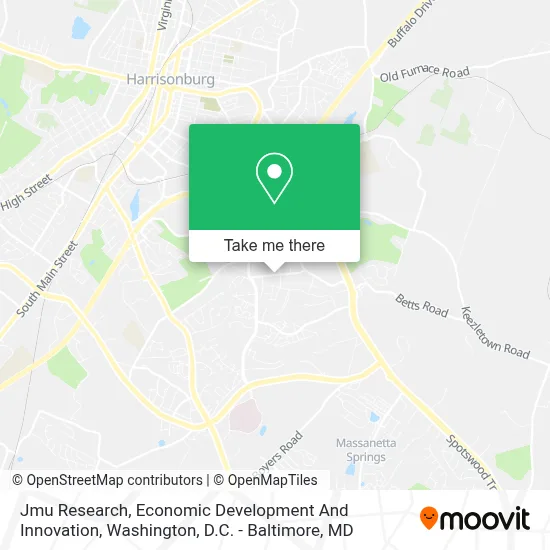 Jmu Research, Economic Development And Innovation map