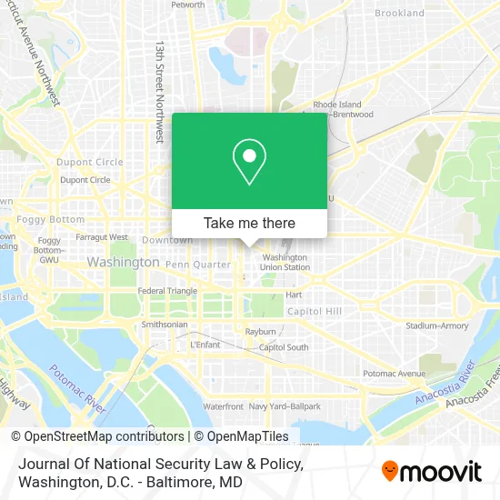 Journal Of National Security Law & Policy map