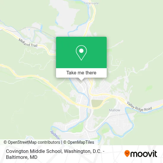 Covington Middle School map