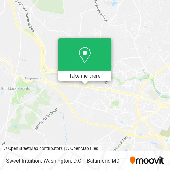 Sweet Intuition map