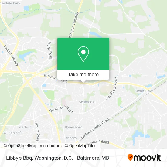 Libby's Bbq map